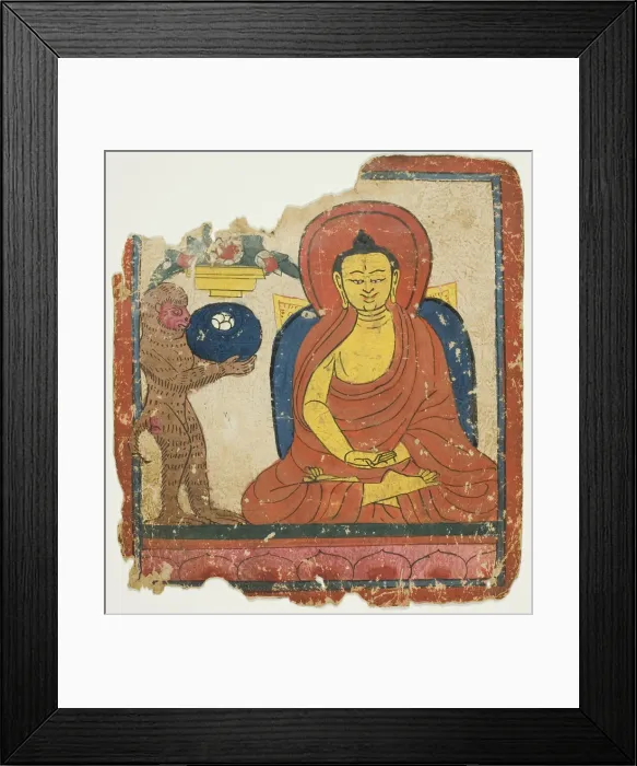 Framed Print : Image from a Set of Initiation Cards (Tsakali), 14th / 15th century. Creator: Unknown Framed Print : Image from a Set of Initiation Cards (Tsakali), 14th / 15th century. Creator: Unknown