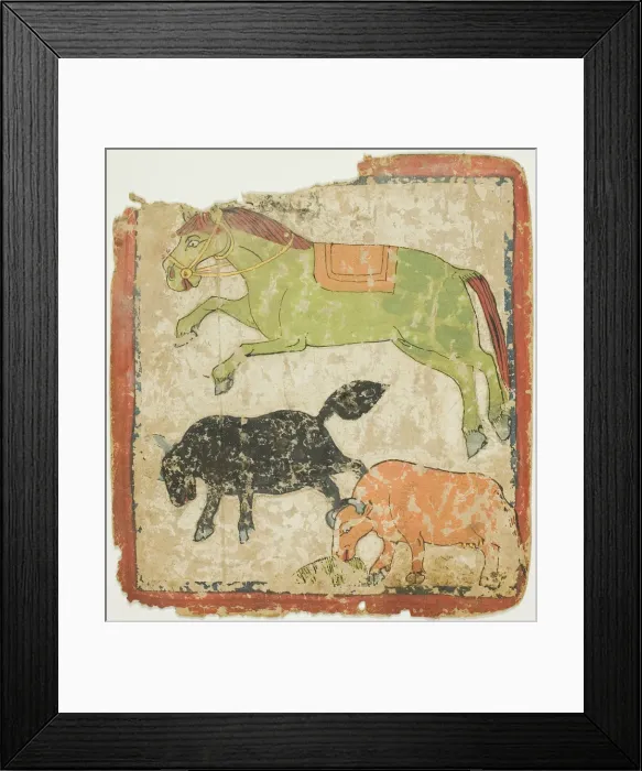 Framed Print : Image from a Set of Initiation Cards (Tsakali), 14th / 15th century. Creator: Unknown Framed Print : Image from a Set of Initiation Cards (Tsakali), 14th / 15th century. Creator: Unknown