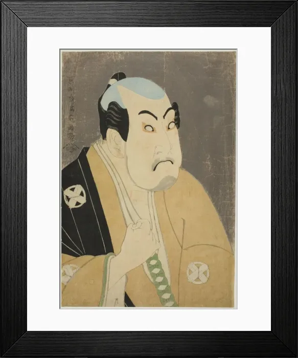Framed Print : The actor Tanimura Torazo as Washizuka Hachiheiji, 1794. Creator: Toshusai Sharaku Framed Print : The actor Tanimura Torazo as Washizuka Hachiheiji, 1794. Creator: Toshusai Sharaku