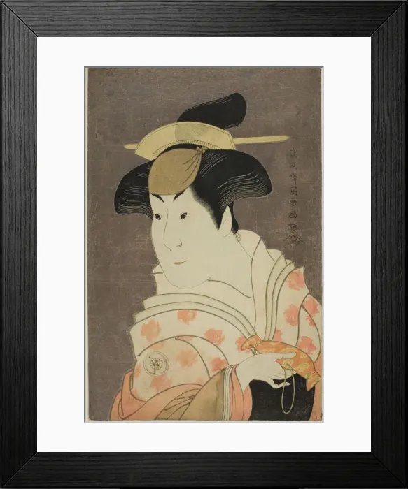 Framed Print : The actor Iwai Hanshiro IV as the wet nurse Shigenoi, 1794. Creator: Shunsho Framed Print : The actor Iwai Hanshiro IV as the wet nurse Shigenoi, 1794. Creator: Shunsho