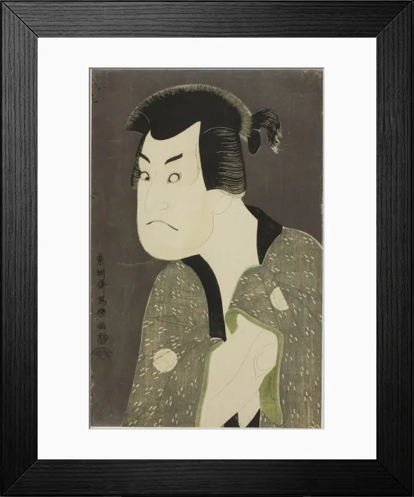 Framed Print : The actor Sakata Hangoro III as Fujikawa Mizuemon, 1794. Creator: Toshusai Sharaku Framed Print : The actor Sakata Hangoro III as Fujikawa Mizuemon, 1794. Creator: Toshusai Sharaku
