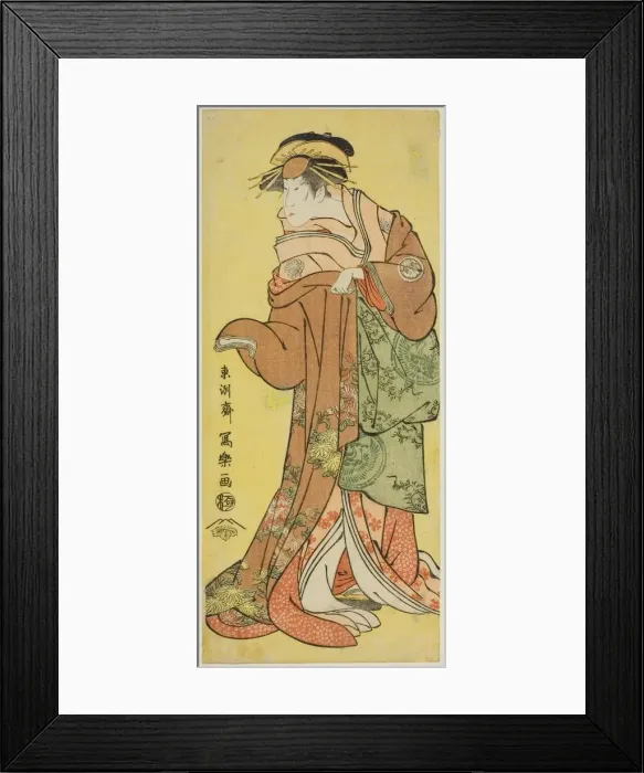 Framed Print : Segawa Kikunojo III in the Role of Courtesan Katsuragi, c. 1795. Creator: Toshusai Sharaku Framed Print : Segawa Kikunojo III in the Role of Courtesan Katsuragi, c. 1795. Creator: Toshusai Sharaku