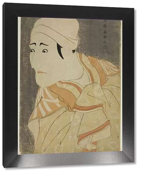 The actor Morita Kan'ya VIII as the Palanquin-bearer Uguisu no Jirosaku, 1794. Creator: Toshusai Sharaku