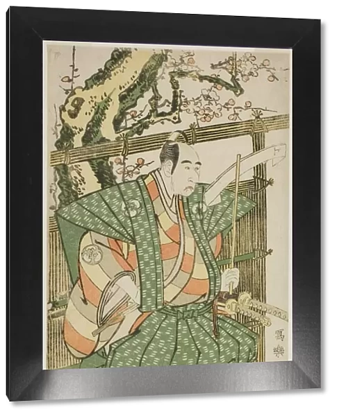 The actor Bando Mitsugoro II as Katsura Kokingo Haruhisa, 1794. Creator: Toshusai Sharaku