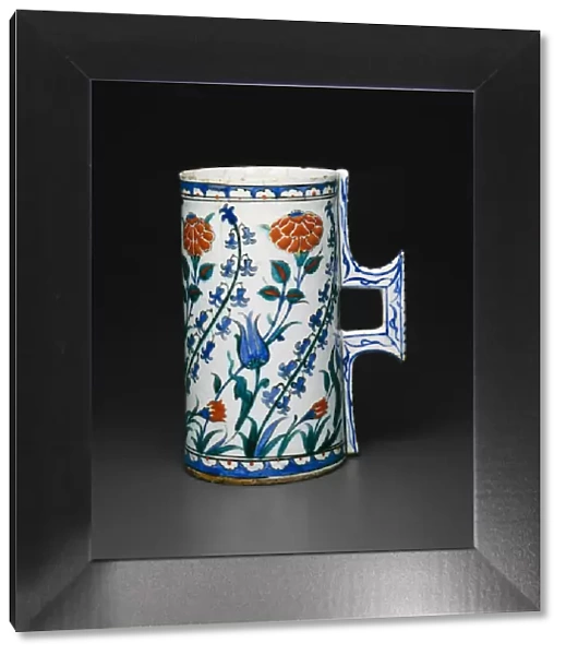 Tankard (Hanap) with Tulips, Hyacinths, Roses, and Carnations, Ottoman dynasty