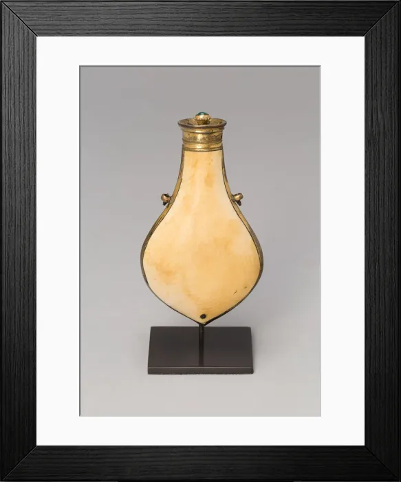 Framed Print : Flask, Ottoman dynasty (1299-1923), c. 1780. Creator: Unknown Framed Print : Flask, Ottoman dynasty (1299-1923), c. 1780. Creator: Unknown