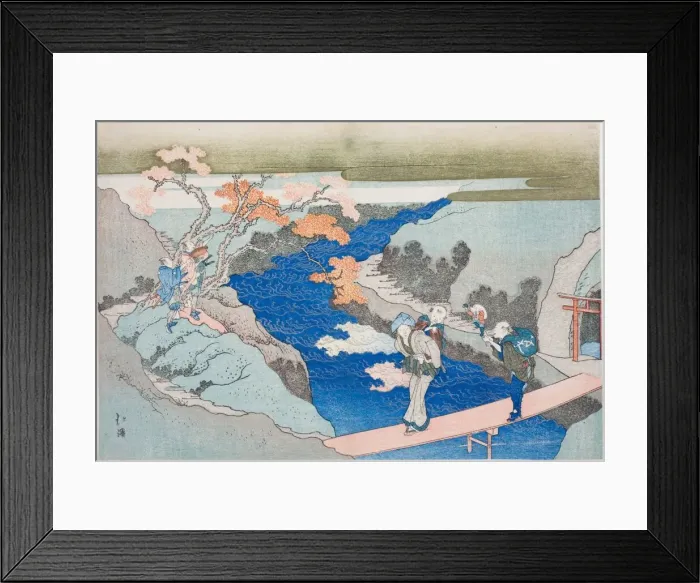 Framed Print : Autumn Maples at Takinogawa River, from the album Framed Print : Autumn Maples at Takinogawa River, from the album