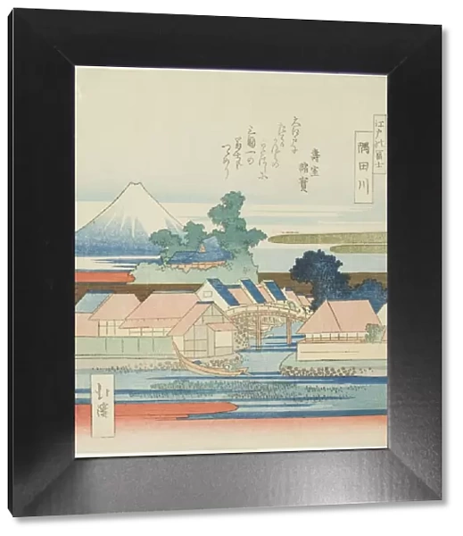 The Sumida River (Sumidagawa), from the series 'View of Mount Fuji from Edo
