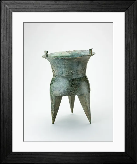 Framed Print : Goblet, Erligang period or Early Shang dynasty, 16th / mid-15th centry BC. Creator: Unknown Framed Print : Goblet, Erligang period or Early Shang dynasty, 16th / mid-15th centry BC. Creator: Unknown