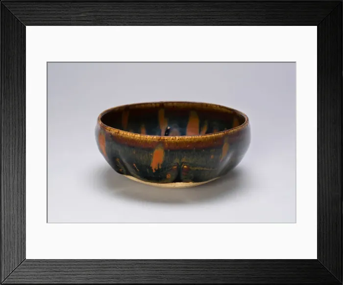 Framed Print : Shallow Lobed Bowl, Northern Song (960-1127) or Jin dynasty (1115-1234), c. 12th century Framed Print : Shallow Lobed Bowl, Northern Song (960-1127) or Jin dynasty (1115-1234), c. 12th century