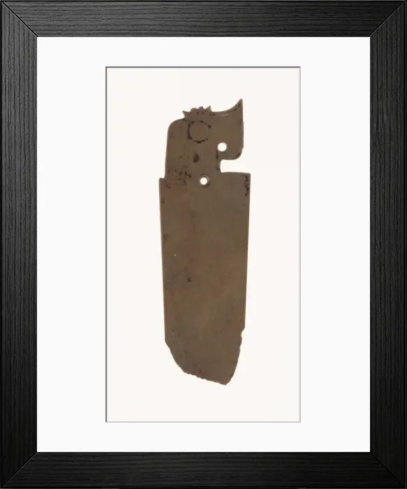 Framed Print : Dagger-Blade (ge), late Shang dynasty to Western Zhou dynasty, c. 1200-771 B. C Framed Print : Dagger-Blade (ge), late Shang dynasty to Western Zhou dynasty, c. 1200-771 B. C