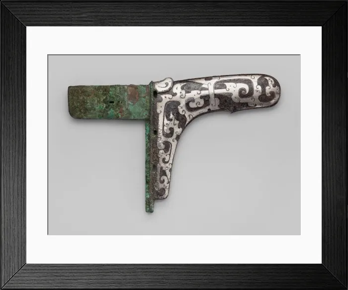 Framed Print : Dagger-Axe (Ge), Eastern Zhou dynasty, Warring States period (480-221 B. C. ) Framed Print : Dagger-Axe (Ge), Eastern Zhou dynasty, Warring States period (480-221 B. C. )