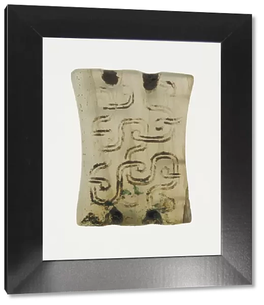 Plaque with Interlinked Scrolls, Eastern Zhou period, 7th century B. C. Creator: Unknown