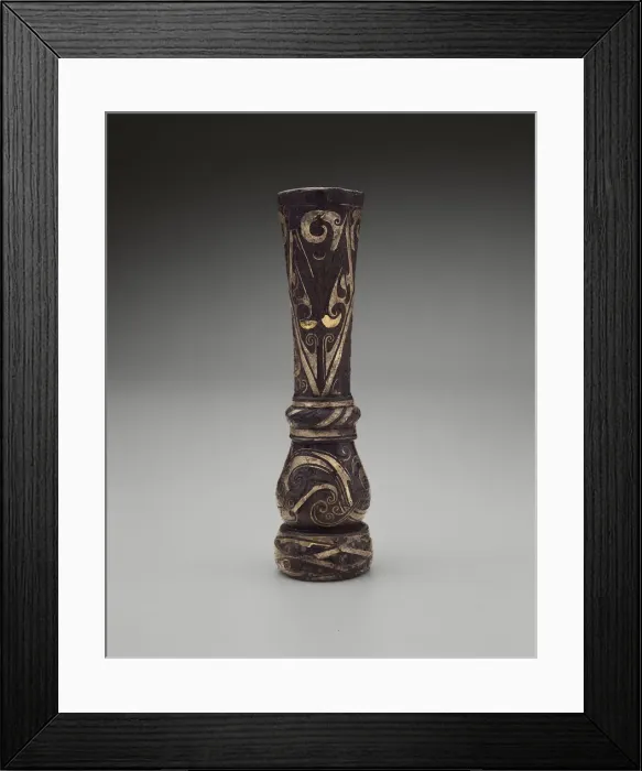 Framed Print : Tubular Fitting, Eastern Zhou dynasty, Warring States period (480-221 B. C) Framed Print : Tubular Fitting, Eastern Zhou dynasty, Warring States period (480-221 B. C)