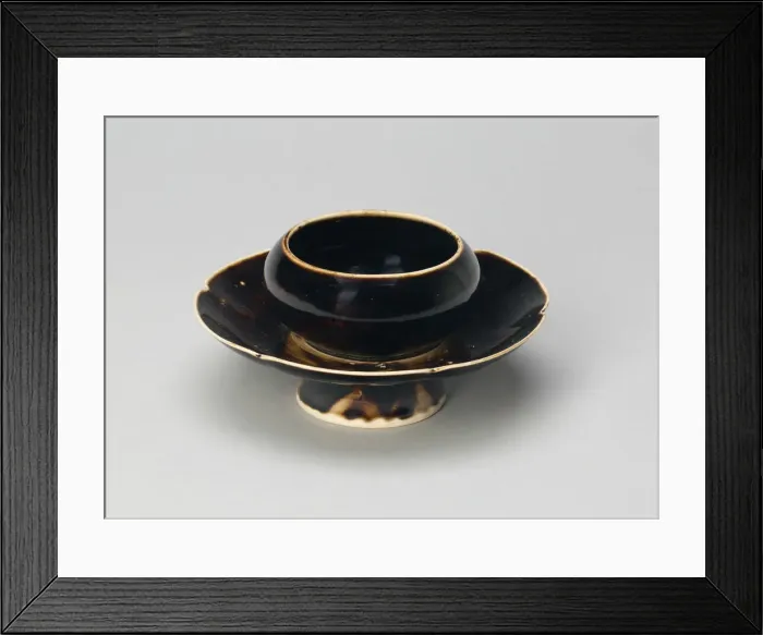 Framed Print : Cupstand, Northern Song dynasty (960-1127), 11th / 12th century. Creator: Unknown Framed Print : Cupstand, Northern Song dynasty (960-1127), 11th / 12th century. Creator: Unknown