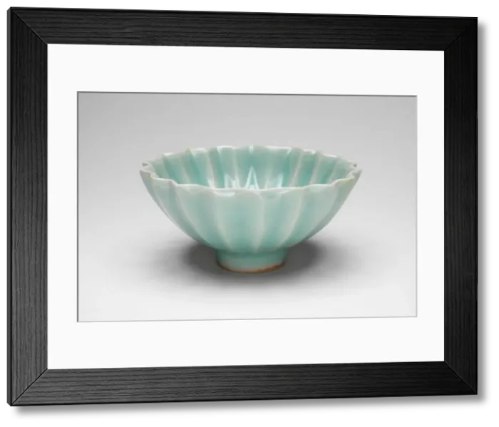 Framed Print : Fluted Bowl, Southern Song dynasty (1127-1279). Creator: Unknown Framed Print : Fluted Bowl, Southern Song dynasty (1127-1279). Creator: Unknown