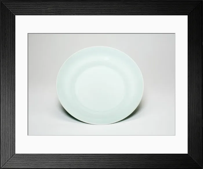 Framed Print : Celadon-Glazed Dish, Qing dynasty (1644-1911), Yongzheng reign mark and period (1723-1735) Framed Print : Celadon-Glazed Dish, Qing dynasty (1644-1911), Yongzheng reign mark and period (1723-1735)