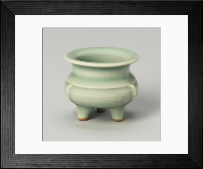 Framed Print : Tripod Incense Burner (Censer), Southern Song dynasty (1127-1279). Creator: Unknown Framed Print : Tripod Incense Burner (Censer), Southern Song dynasty (1127-1279). Creator: Unknown