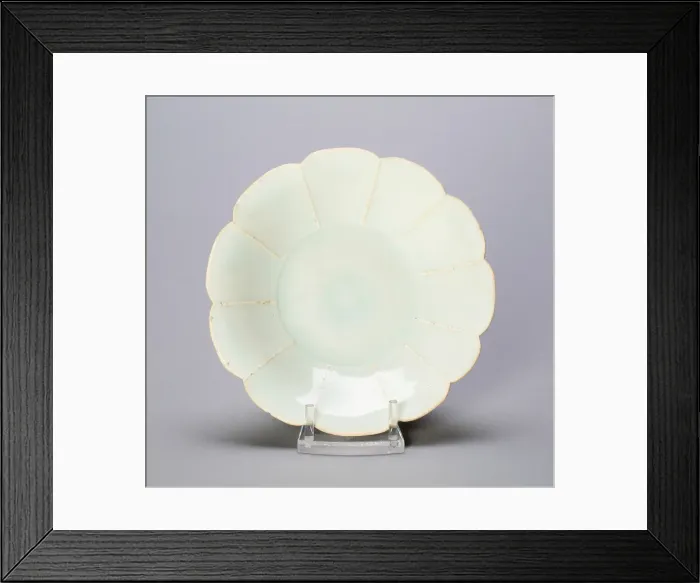 Framed Print : Petal-Lobed Dish, Northern Song dynasty (960-1127). Creator: Unknown Framed Print : Petal-Lobed Dish, Northern Song dynasty (960-1127). Creator: Unknown