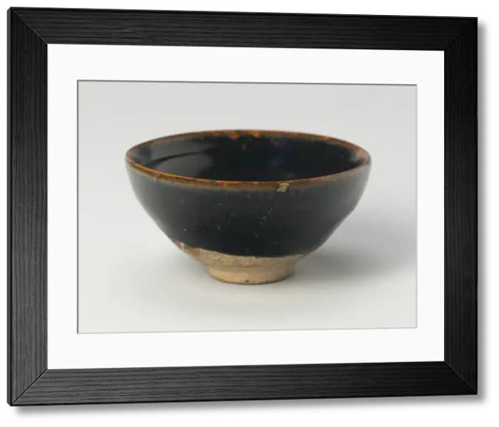 Framed Print : Bowl with Striated Petals, Song (960-1279) or Jin dynasty (1115-1234), c Framed Print : Bowl with Striated Petals, Song (960-1279) or Jin dynasty (1115-1234), c