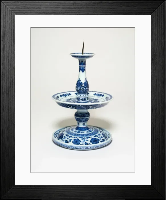 Framed Print : Pricket Candlestick, Qing dynasty (1644-1911), Qianlong reign mark (1736-1795) Framed Print : Pricket Candlestick, Qing dynasty (1644-1911), Qianlong reign mark (1736-1795)