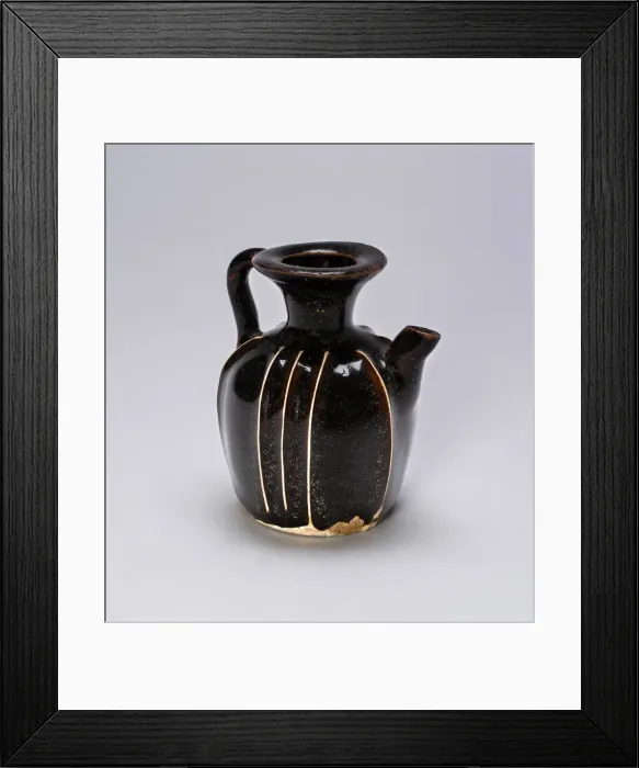 Framed Print : Handled Ewer with Vertical Ribs, Northern Song dynasty or Jin dynasty, 12th / 13th century Framed Print : Handled Ewer with Vertical Ribs, Northern Song dynasty or Jin dynasty, 12th / 13th century