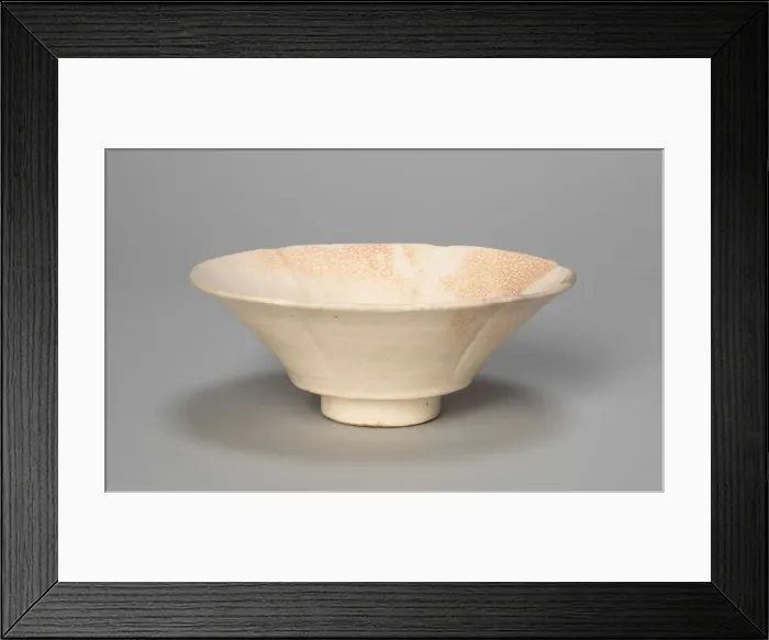 Framed Print : Lobed Cup, Tang dynasty (618-907) or Song dynasty (960-1279), c. 10th century Framed Print : Lobed Cup, Tang dynasty (618-907) or Song dynasty (960-1279), c. 10th century