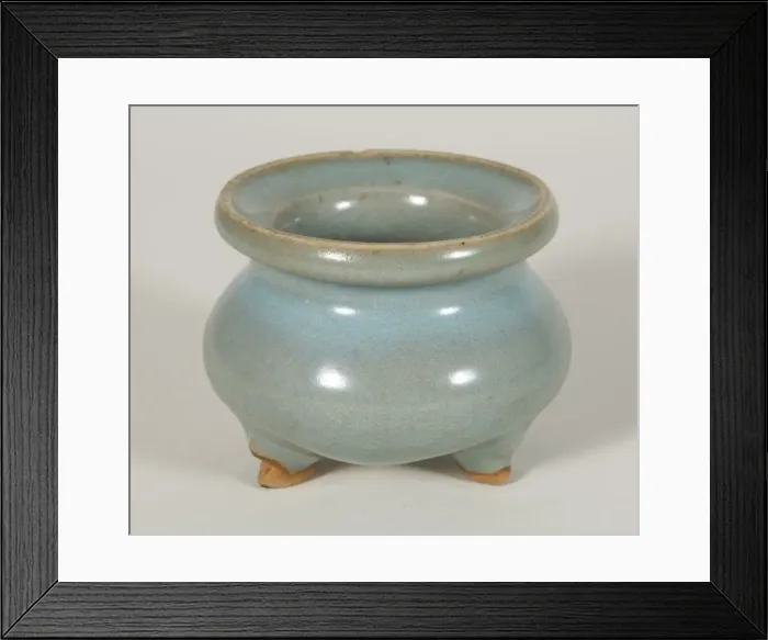 Framed Print : Tripod Incense Burner (Censer), Northern Song or Jin dynasty, c12th / 13th century Framed Print : Tripod Incense Burner (Censer), Northern Song or Jin dynasty, c12th / 13th century