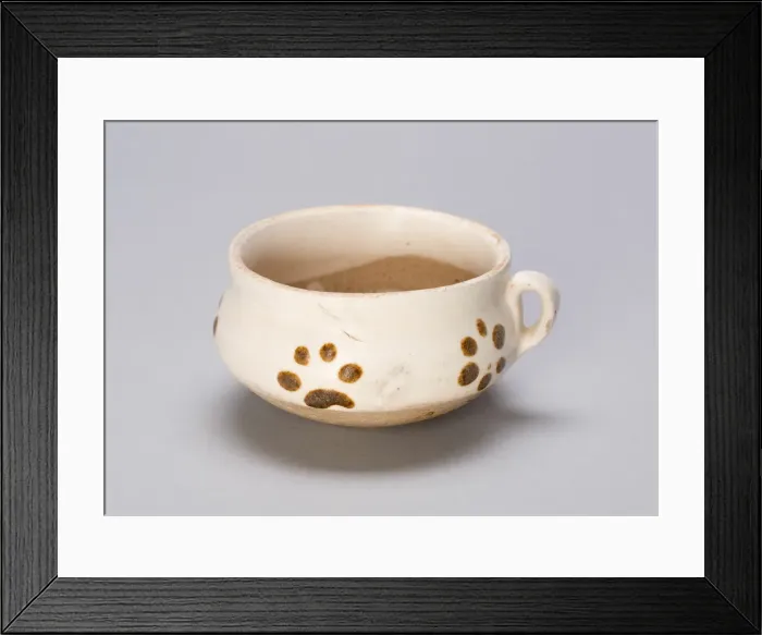 Framed Print : Ring-Handled Cup, Jin dynasty (1115-1234). Creator: Unknown Framed Print : Ring-Handled Cup, Jin dynasty (1115-1234). Creator: Unknown