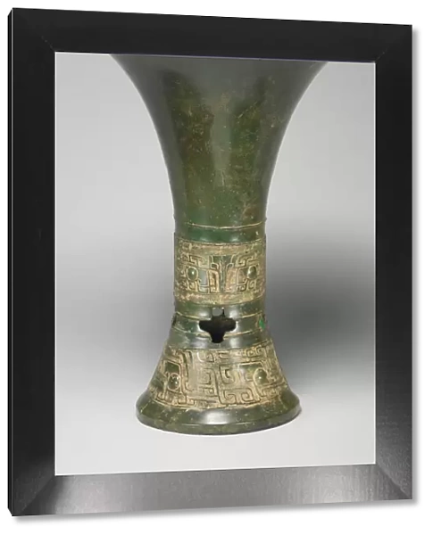 Beaker, Shang dynasty ( about 1600-1046 BC ). Creator: Unknown