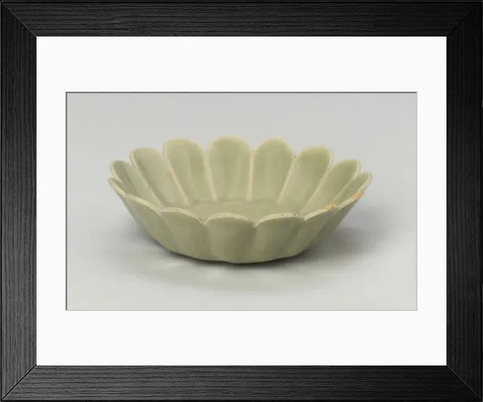 Framed Print : Scalloped-Rimmed Dish, Southern Song dynasty (1127-1279). Creator: Unknown