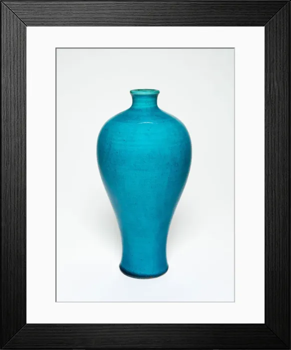 Framed Print : Bottle Vase (Meiping), Qing dynasty (1644-1911), Qianlong period (1736-1795) Framed Print : Bottle Vase (Meiping), Qing dynasty (1644-1911), Qianlong period (1736-1795)
