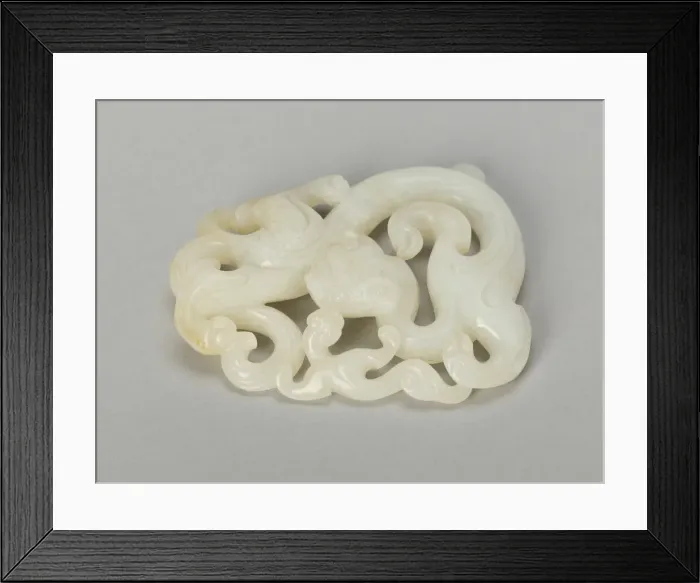 Framed Print : Coiled Dragon, late Ming (1368-1644) or early Qing dynasty (1644-1911), 17th century Framed Print : Coiled Dragon, late Ming (1368-1644) or early Qing dynasty (1644-1911), 17th century
