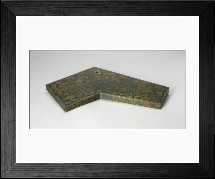 Framed Print : Musical Chime, Qing dynasty, inscribed and dated 26th year of Qianlong period (1761) Framed Print : Musical Chime, Qing dynasty, inscribed and dated 26th year of Qianlong period (1761)