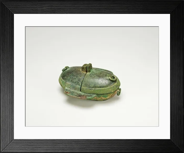 Framed Print : Folding Oil Lamp (Deng), Han dynasty (206 B. C. -A. D. 220). Creator: Unknown Framed Print : Folding Oil Lamp (Deng), Han dynasty (206 B. C. -A. D. 220). Creator: Unknown