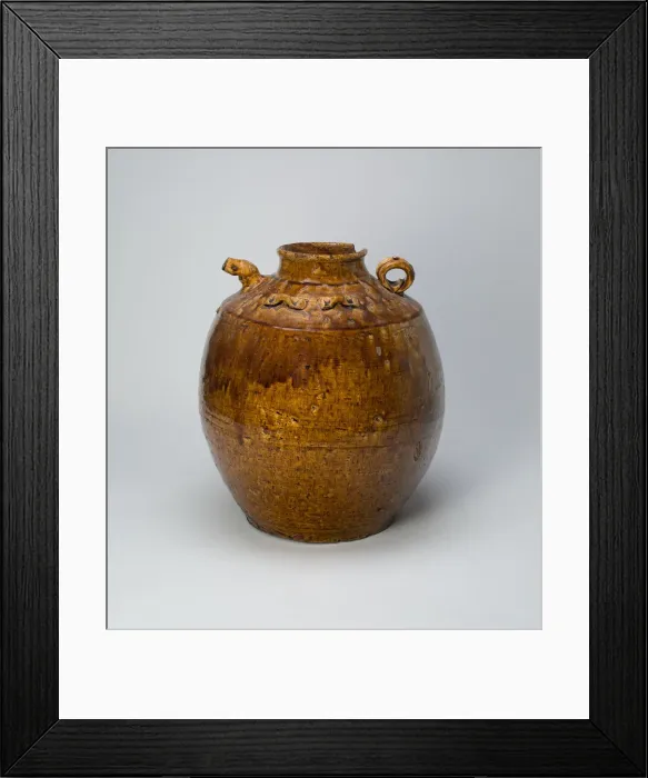 Framed Print : Jar, Late Ming dynasty (1368-1644), c. 17th century. Creator: Unknown Framed Print : Jar, Late Ming dynasty (1368-1644), c. 17th century. Creator: Unknown