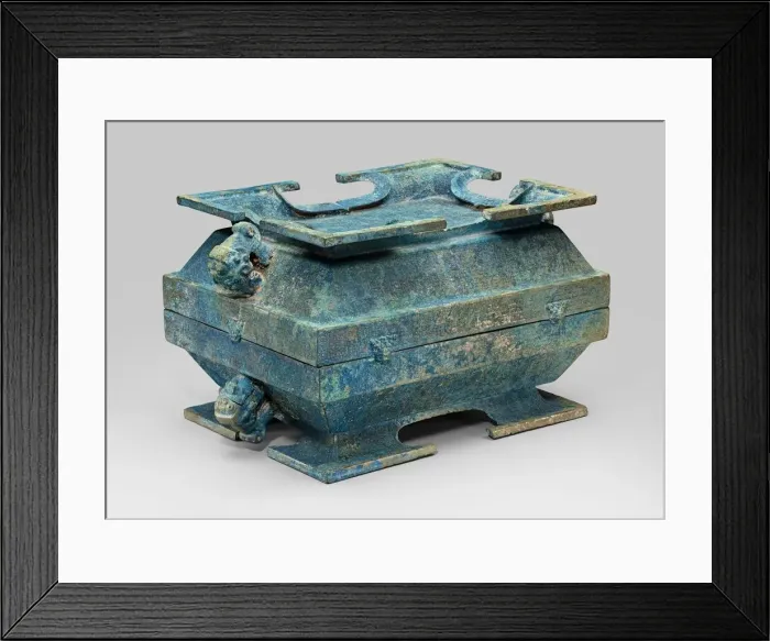 Framed Print : Rectangular Tureen (fu), Eastern Zhou dynasty, Spring and Autumn period (770-481 B. C. ) Framed Print : Rectangular Tureen (fu), Eastern Zhou dynasty, Spring and Autumn period (770-481 B. C. )