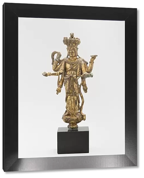 Eleven-Headed and Six-Armed Guanyin (Avalokiteshvara) Standing... Tang dynasty, c