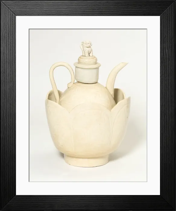 Framed Print : Wine Ewer and Warming Bowl, Northern Song dynasty (960-1127). Creator: Unknown Framed Print : Wine Ewer and Warming Bowl, Northern Song dynasty (960-1127). Creator: Unknown