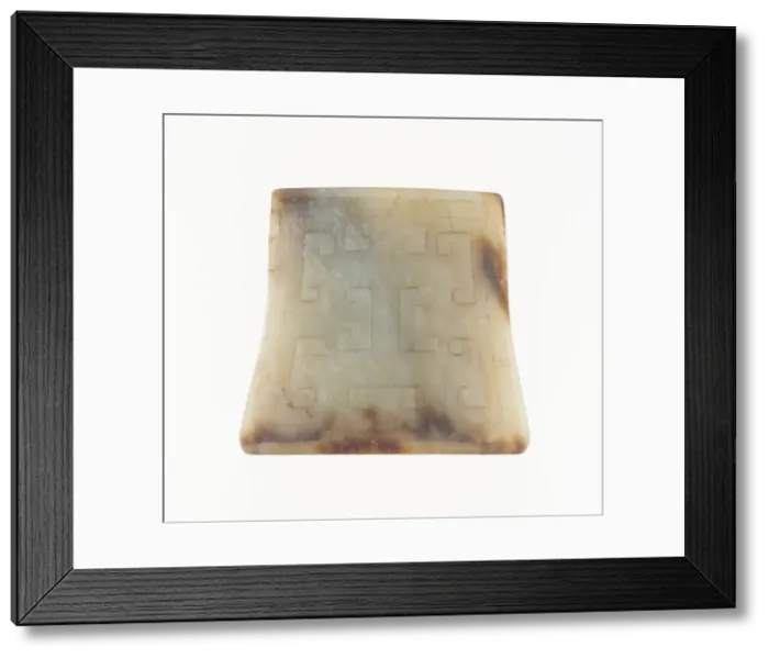 Framed Print : Scabbard Chape, Western Han dynasty (206 B. C. -A. D. 9). Creator: Unknown Framed Print : Scabbard Chape, Western Han dynasty (206 B. C. -A. D. 9). Creator: Unknown