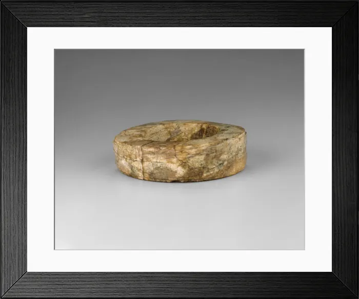 Framed Print : Squared disc (cong), Neolithic period (ca. 8000-2000 BC), Liangzhu Culture, ca Framed Print : Squared disc (cong), Neolithic period (ca. 8000-2000 BC), Liangzhu Culture, ca