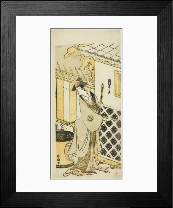 Framed Print : The Actor Segawa Kikunojo III as a Woman of a Samurai Family, Japan, c. 1786 Framed Print : The Actor Segawa Kikunojo III as a Woman of a Samurai Family, Japan, c. 1786