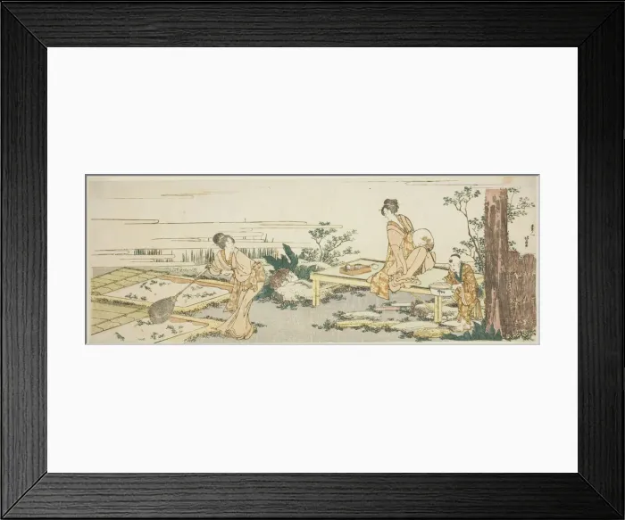 Framed Print : Goldfish farm, Japan, n. d. Creator: Hokusai Framed Print : Goldfish farm, Japan, n. d. Creator: Hokusai