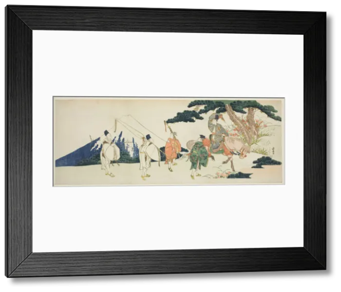 Framed Print : The Eastern Journey of the Celebrated Poet Ariwara no Narihira, Japan, c. 1806 Framed Print : The Eastern Journey of the Celebrated Poet Ariwara no Narihira, Japan, c. 1806
