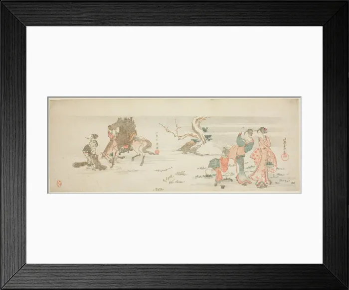 Framed Print : Gathering Herbs, Japan, c. 1796 / 97. Creator: Hokusai Framed Print : Gathering Herbs, Japan, c. 1796 / 97. Creator: Hokusai