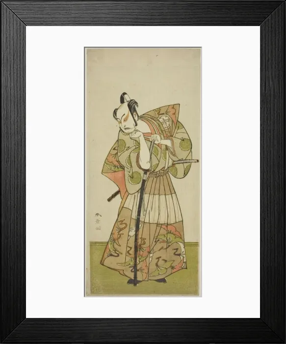 Framed Print : The Actor Nakamura Juzo II in an Unidentified Role, Japan, c. 1774. Creator: Shunsho Framed Print : The Actor Nakamura Juzo II in an Unidentified Role, Japan, c. 1774. Creator: Shunsho