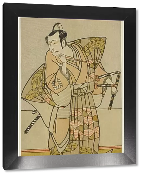The Actor Ichikawa Danjuro V as Chichibu no Shigetada, Japan, c. 1773. Creator: Shunsho