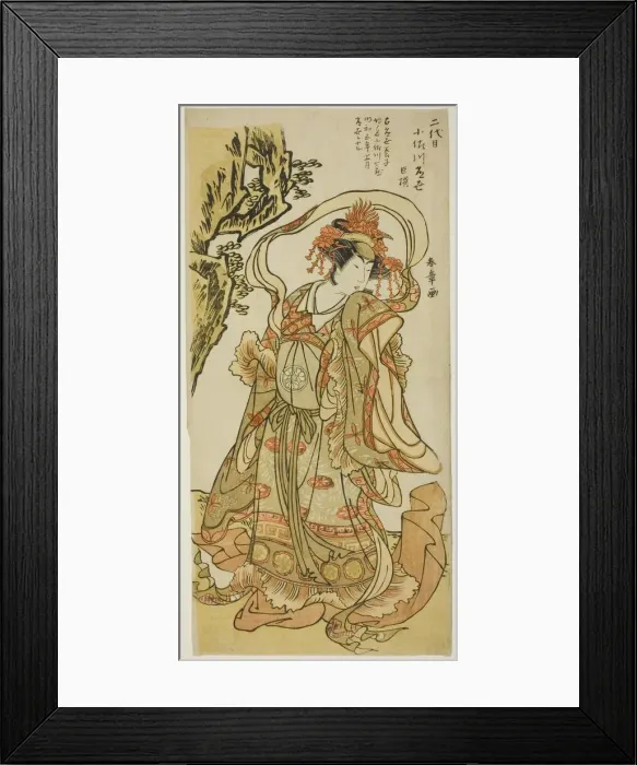 Framed Print : Osagawa Tsuneyo II as Itsukushima Tennyo in the Kabuki Play Tokimekuya o-Edo no... Japan, c. 1780. Creator: Shunsho. Osagawa Tsuneyo II as Itsukushima Tennyo in the Kabuki Play Tokimekuya o-Edo no... Japan, c. 1780. Creator: Shunsho Framed Print : Osagawa Tsuneyo II as Itsukushima Tennyo in the Kabuki Play Tokimekuya o-Edo no... Japan, c. 1780. Creator: Shunsho. Osagawa Tsuneyo II as Itsukushima Tennyo in the Kabuki Play Tokimekuya o-Edo no... Japan, c. 1780. Creator: Shunsho