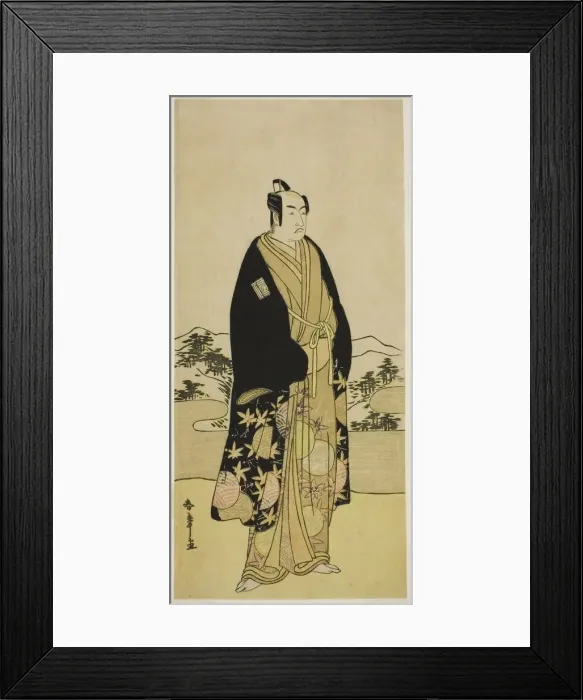 Framed Print : The Actor Ichikawa Monnosuke II in an Unidentified Role, Japan, early 1780s. Creator: Shunsho Framed Print : The Actor Ichikawa Monnosuke II in an Unidentified Role, Japan, early 1780s. Creator: Shunsho