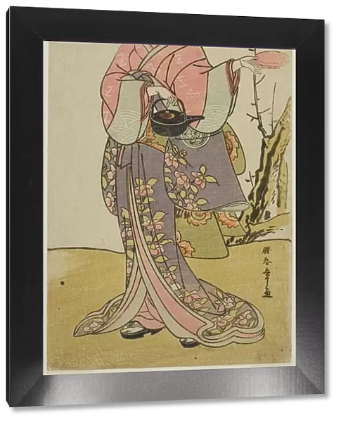 The Actor Yamashita Kinsaku II in an Unidentified role, Japan, c. 1776. Creator: Shunsho